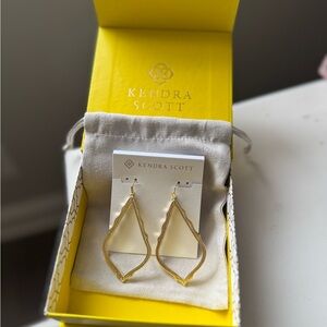Kendra Scott Gold Teardrop Earrings